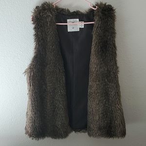 H&M Large Faux Fur Vest